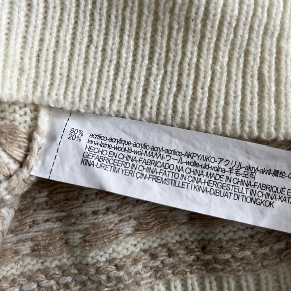 NWOT - Zara Men’s Wool Blended Crew Neck Sweater - Size XL - Picture 6 of 6